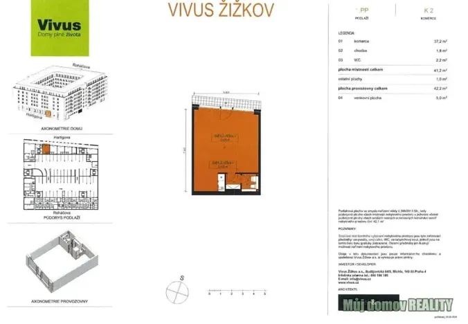 Pronájem obchodního prostoru, Praha - Žižkov, Hartigova, 53 m2