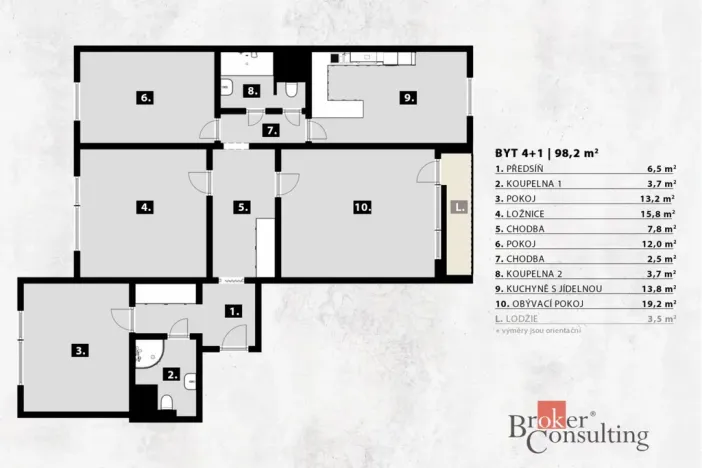 Prodej bytu 4+1, Liberec - Liberec VI-Rochlice, Dobiášova, 98 m2