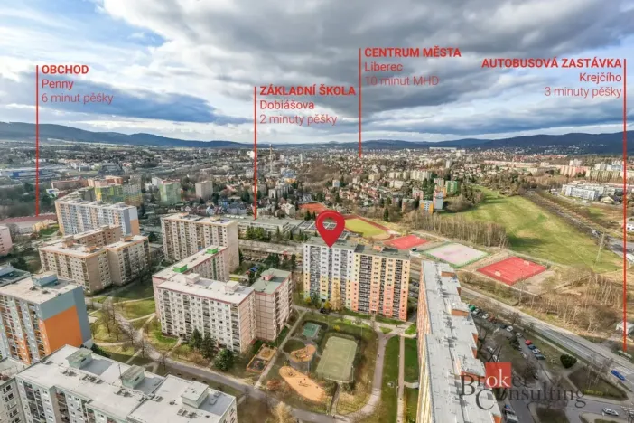 Prodej bytu 4+1, Liberec - Liberec VI-Rochlice, Dobiášova, 98 m2