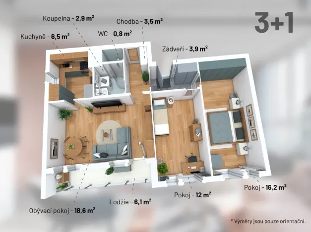 Prodej bytu 3+kk, Praha, Habrová, 66 m2