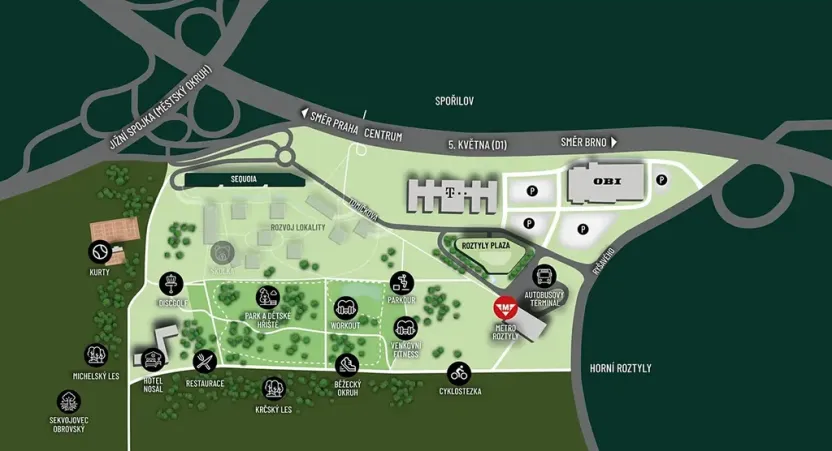 Pronájem kanceláře, Praha - Chodov, Tomíčkova, 3000 m2