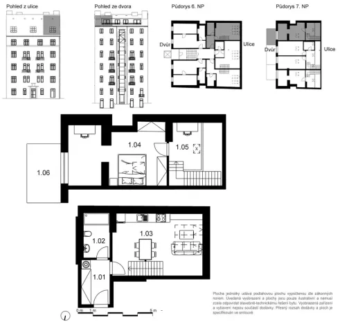 Prodej bytu 2+kk, Praha - Smíchov, Strakonická, 65 m2