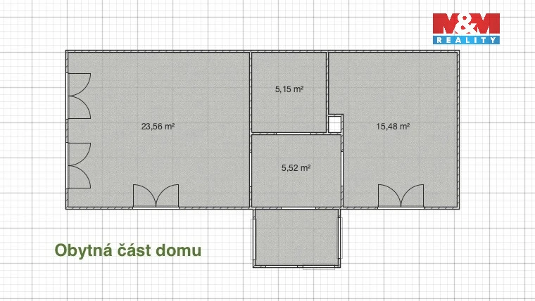 Prodej rodinného domu, Častohostice, 49 m2