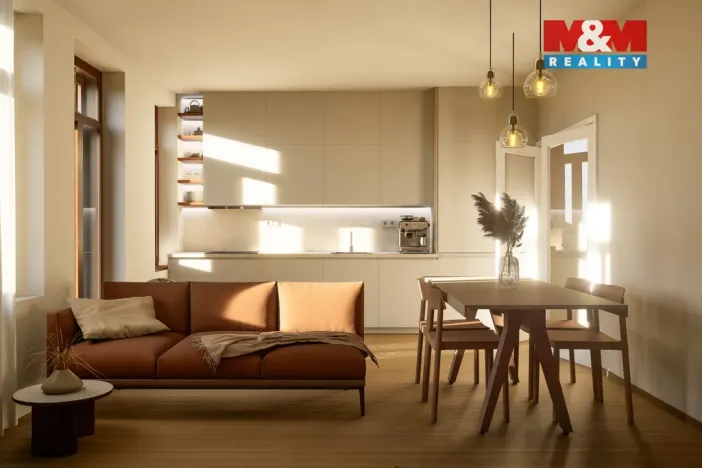 Prodej bytu 2+kk, Praha - Smíchov, Grafická, 56 m2