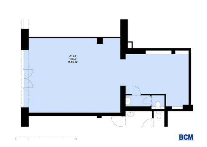 Pronájem obchodního prostoru, Praha - Modřany, Barrandova, 76 m2