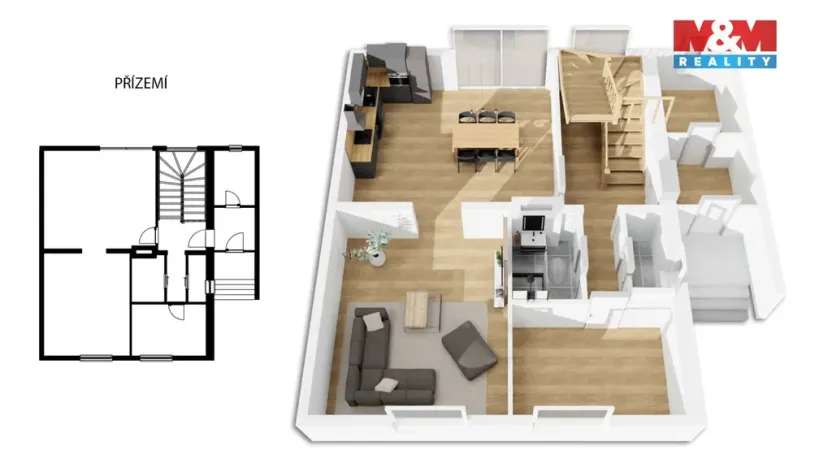 Prodej rodinného domu, Praha - Hostavice, Kaňovská, 170 m2