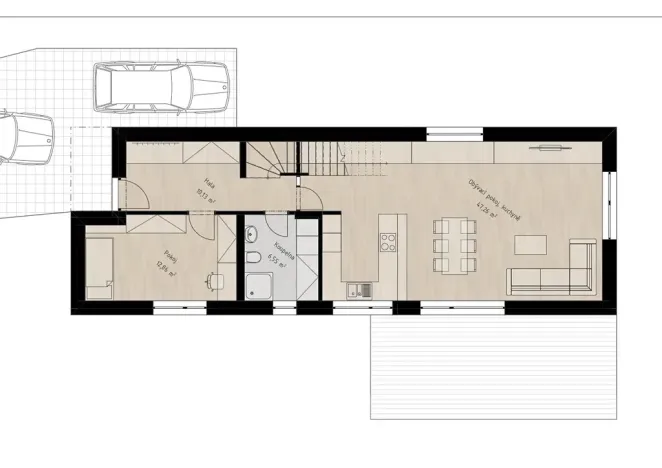 Prodej rodinného domu, Vysoký Újezd, Rochlova, 150 m2