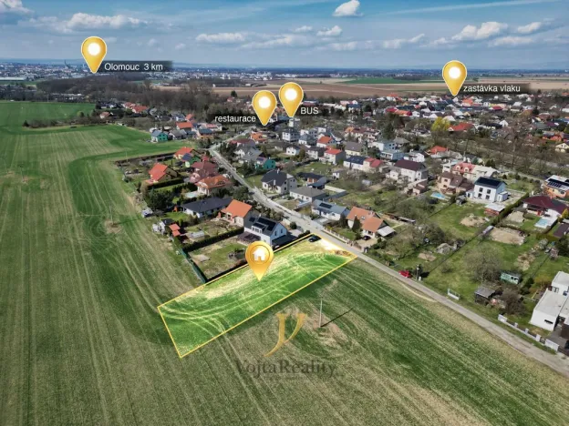 Prodej pozemku pro bydlení, Bystrovany, 1500 m2