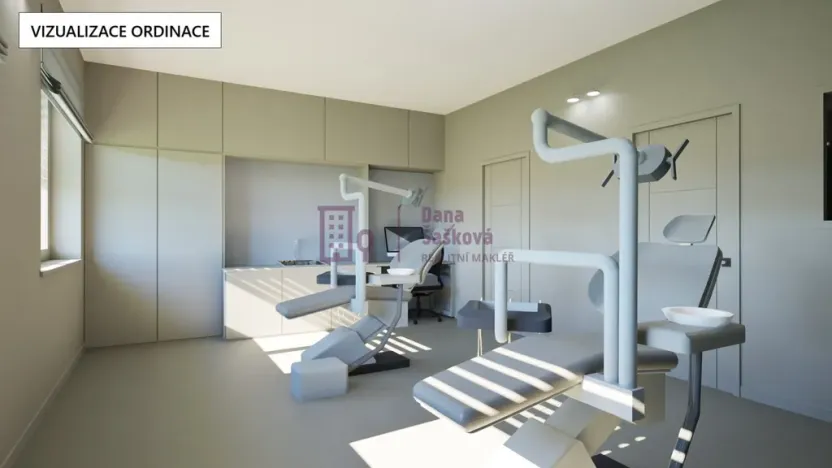Pronájem ordinace, Jindřichův Hradec - Jindřichův Hradec II, sídliště U Nádraží, 39 m2