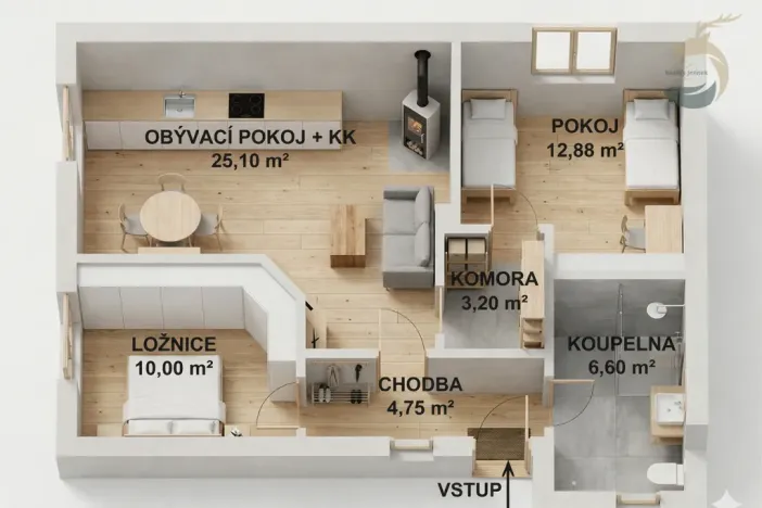 Prodej chaty, Dolní Lukavice - Lišice, 100 m2