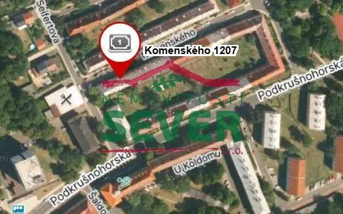 Prodej bytu 2+kk, Litvínov - Horní Litvínov, Komenského, 48 m2