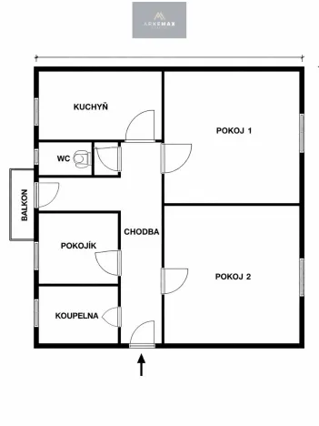 Prodej bytu 3+1, Ostrava - Přívoz, Orebitská, 90 m2