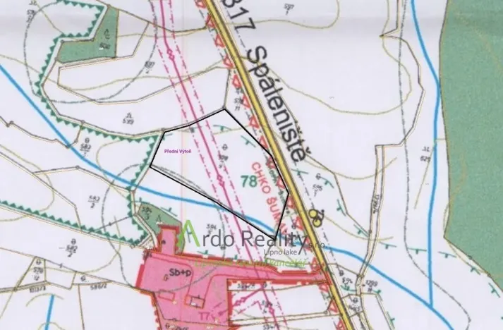 Prodej louky, Přední Výtoň, 13899 m2