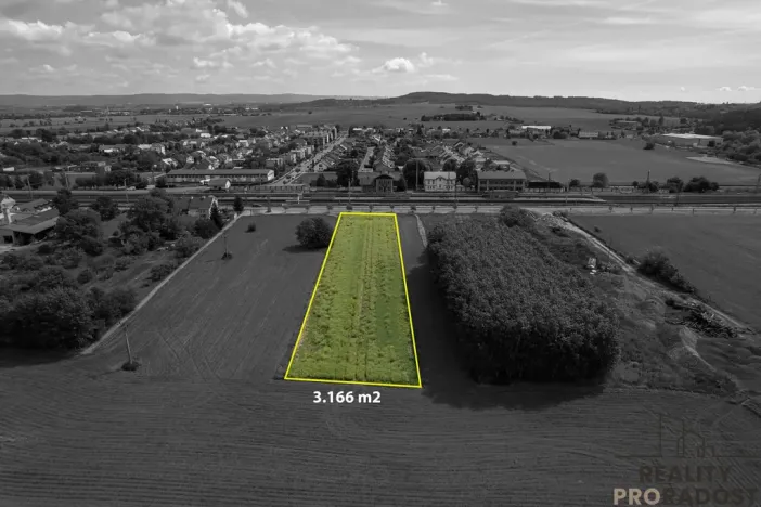 Prodej komerčního pozemku, Grygov, 3166 m2