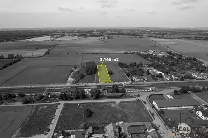 Prodej komerčního pozemku, Grygov, 3166 m2