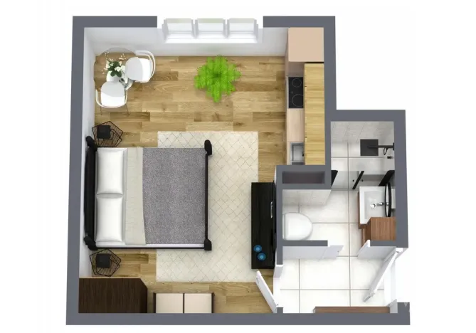 Pronájem bytu 1+kk, Ostrava - Poruba, Sokolovská, 25 m2