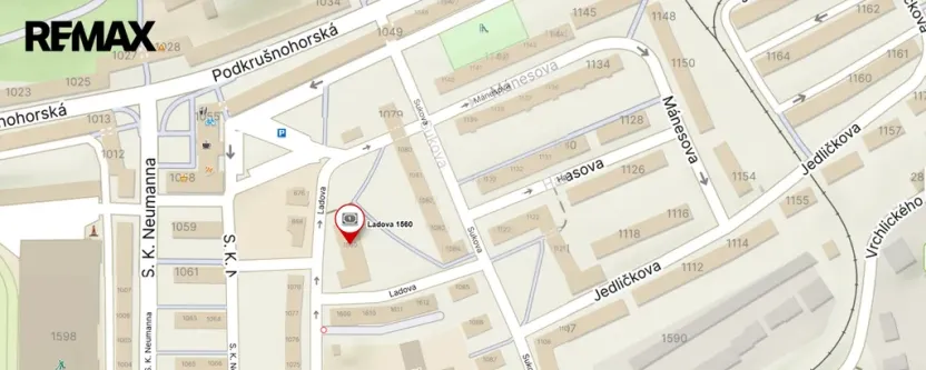 Pronájem bytu 2+kk, Litvínov - Horní Litvínov, Ladova, 58 m2