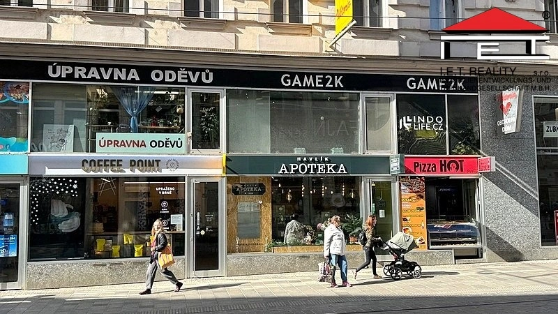 Pronájem obchodního prostoru, Brno, Masarykova, 30 m2
