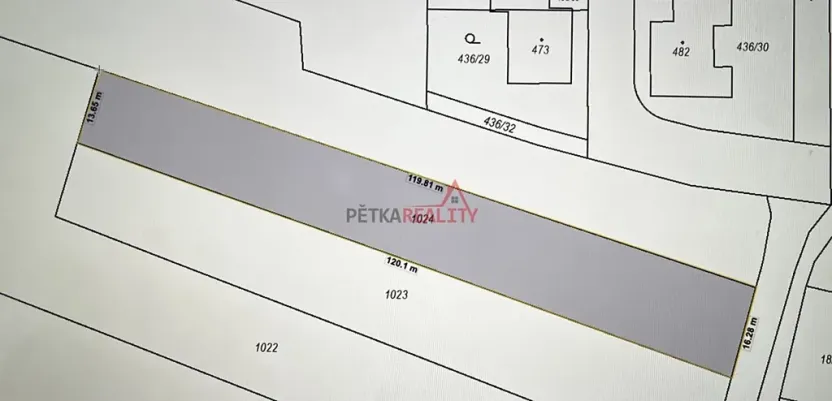 Prodej pozemku pro bydlení, Zlatníky-Hodkovice, Za Brankou, 1758 m2