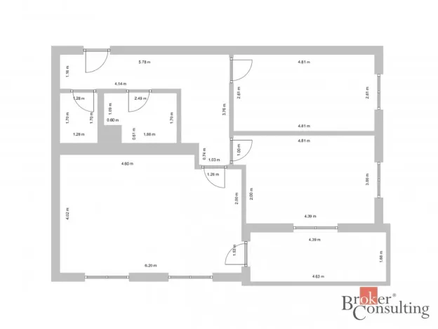 Prodej bytu 3+kk, Praha - Vysočany, Svatošových, 79 m2