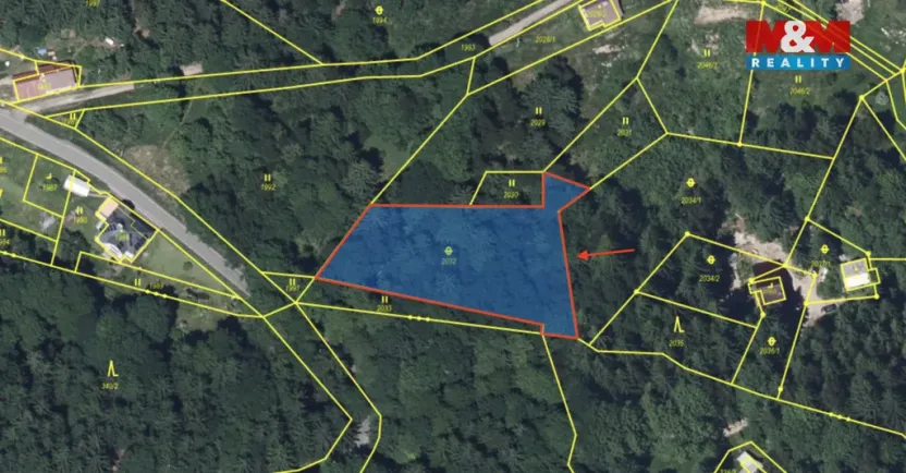 Prodej pozemku, Nová Ves nad Nisou, 1899 m2