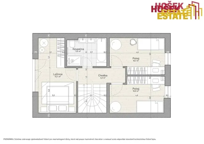 Prodej rodinného domu, Holubice, 93 m2