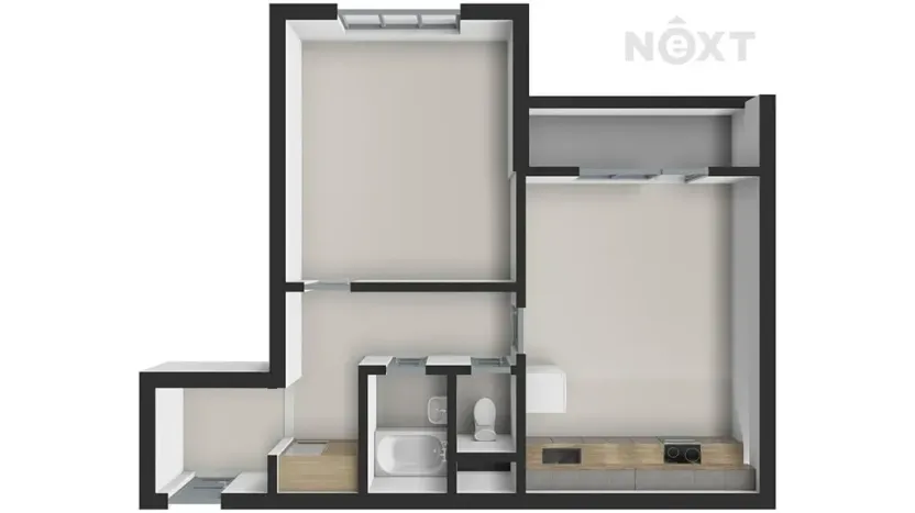 Prodej bytu 2+kk, České Budějovice, V. Volfa, 43 m2