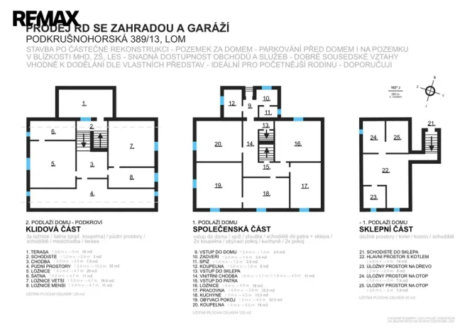 Prodej rodinného domu, Lom, Podkrušnohorská, 220 m2