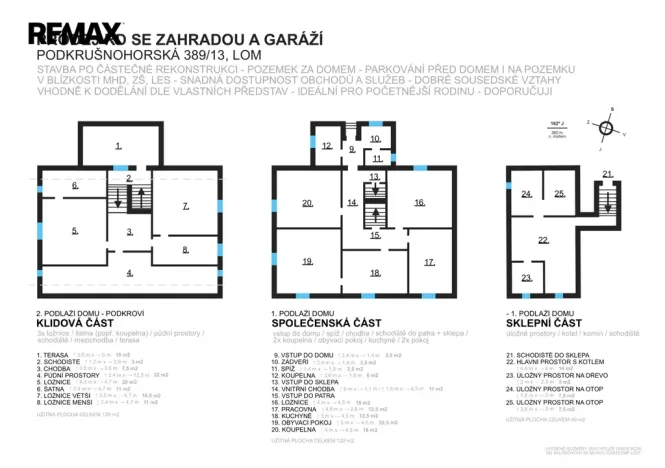 Prodej rodinného domu, Lom, Podkrušnohorská, 220 m2