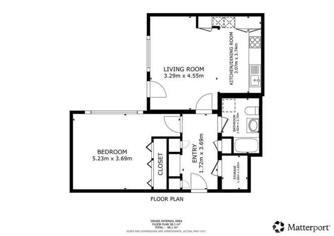 Pronájem bytu 2+kk, Praha - Nusle, Muzikova, 58 m2