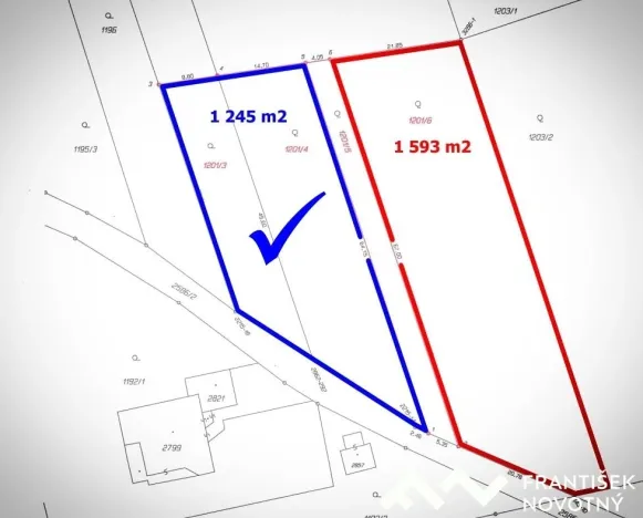 Prodej pozemku pro bydlení, Lipník nad Bečvou, 1245 m2