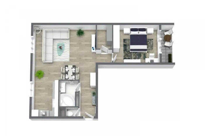 Pronájem bytu 2+1, Ostrava - Poruba, Ukrajinská, 53 m2