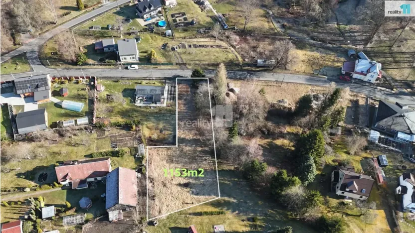 Prodej pozemku pro bydlení, Krásná, 1153 m2