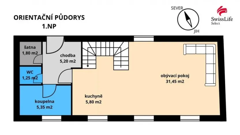 Pronájem bytu 3+kk, Kolín, Pražská, 98 m2