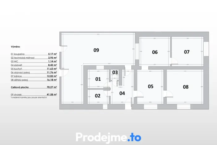 Prodej rodinného domu, Bohutice, 70 m2