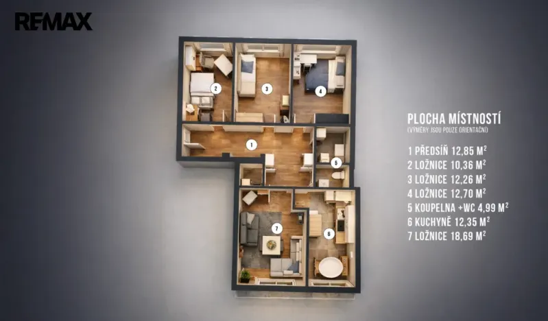 Prodej bytu 4+1, Praha - Vinoř, Uherská, 96 m2