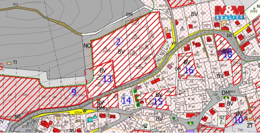 Prodej pozemku pro bydlení, Drachkov, 949 m2