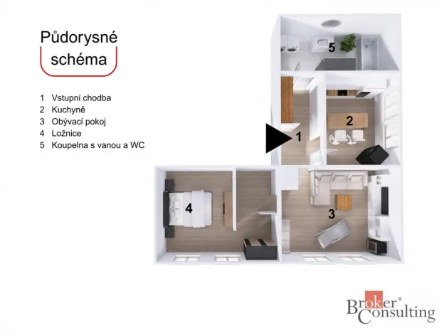 Prodej bytu 2+1, Hrádek nad Nisou, Sokolská, 78 m2