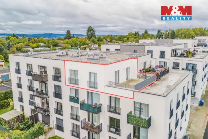 Pronájem bytu 3+kk, Plzeň - Doubravka, V Zahrádkách, 57 m2