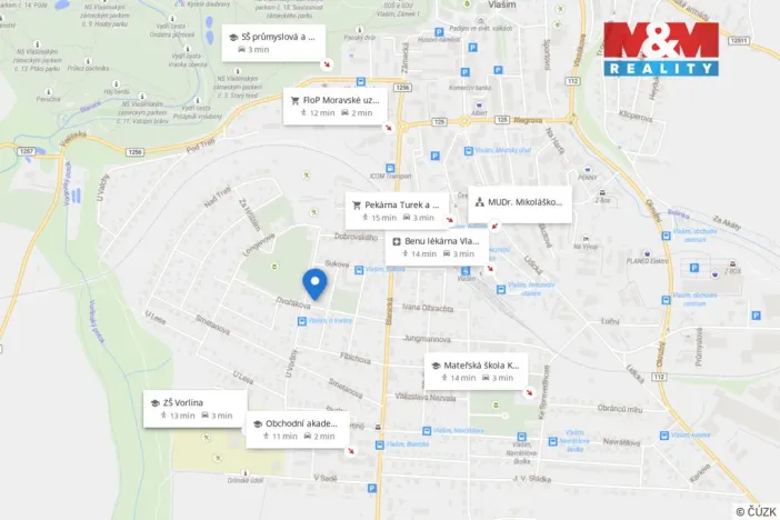 Pronájem bytu 1+kk, Vlašim, Dvořákova, 44 m2