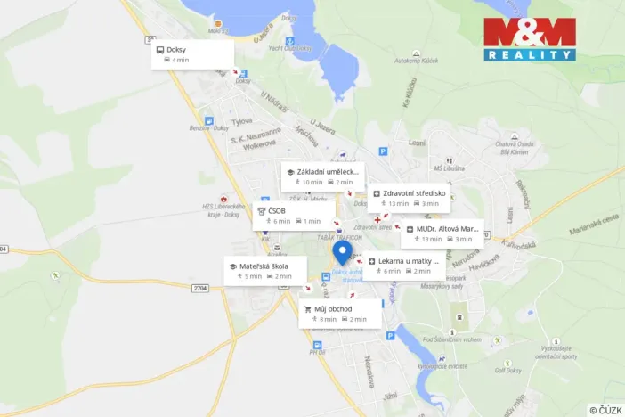 Prodej rodinného domu, Doksy, náměstí Republiky, 235 m2