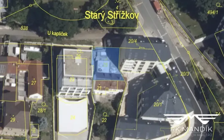 Prodej pozemku pro bydlení, Praha, U kapliček, 167 m2