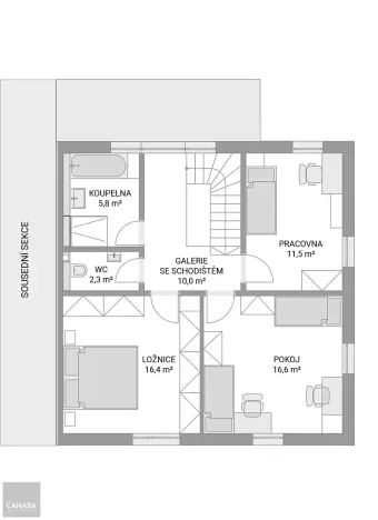 Prodej rodinného domu, Škvorec, 142 m2