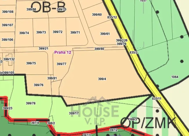 Prodej pozemku pro bydlení, Praha - Točná, Třísovská, 15939 m2