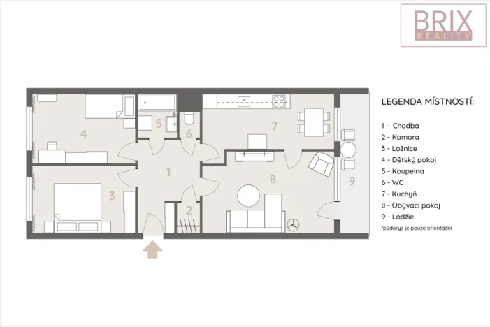 Prodej bytu 3+1, Praha, Kálikova, 70 m2