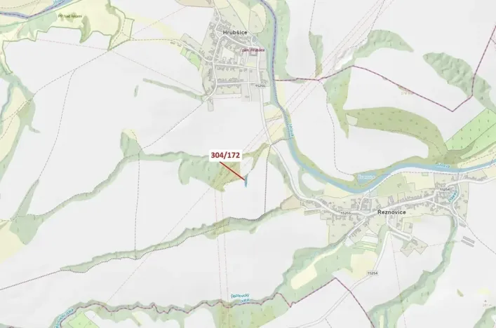 Dražba pozemku, Ivančice, 597 m2