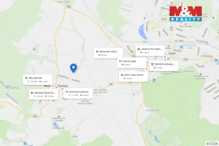 Prodej bytu 2+kk, Moravské Knínice, Na Hrázi, 50 m2