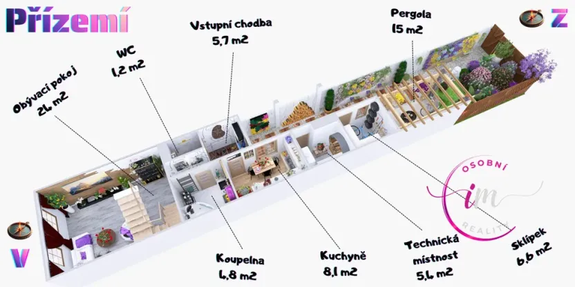 Prodej rodinného domu, Hodice, 108 m2