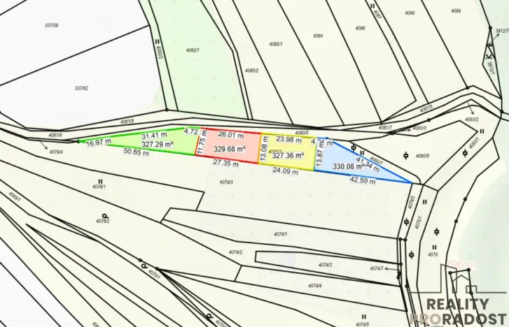 Prodej zahrady, Vyškov, 330 m2