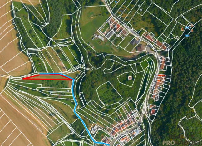 Prodej zahrady, Vyškov, 558 m2
